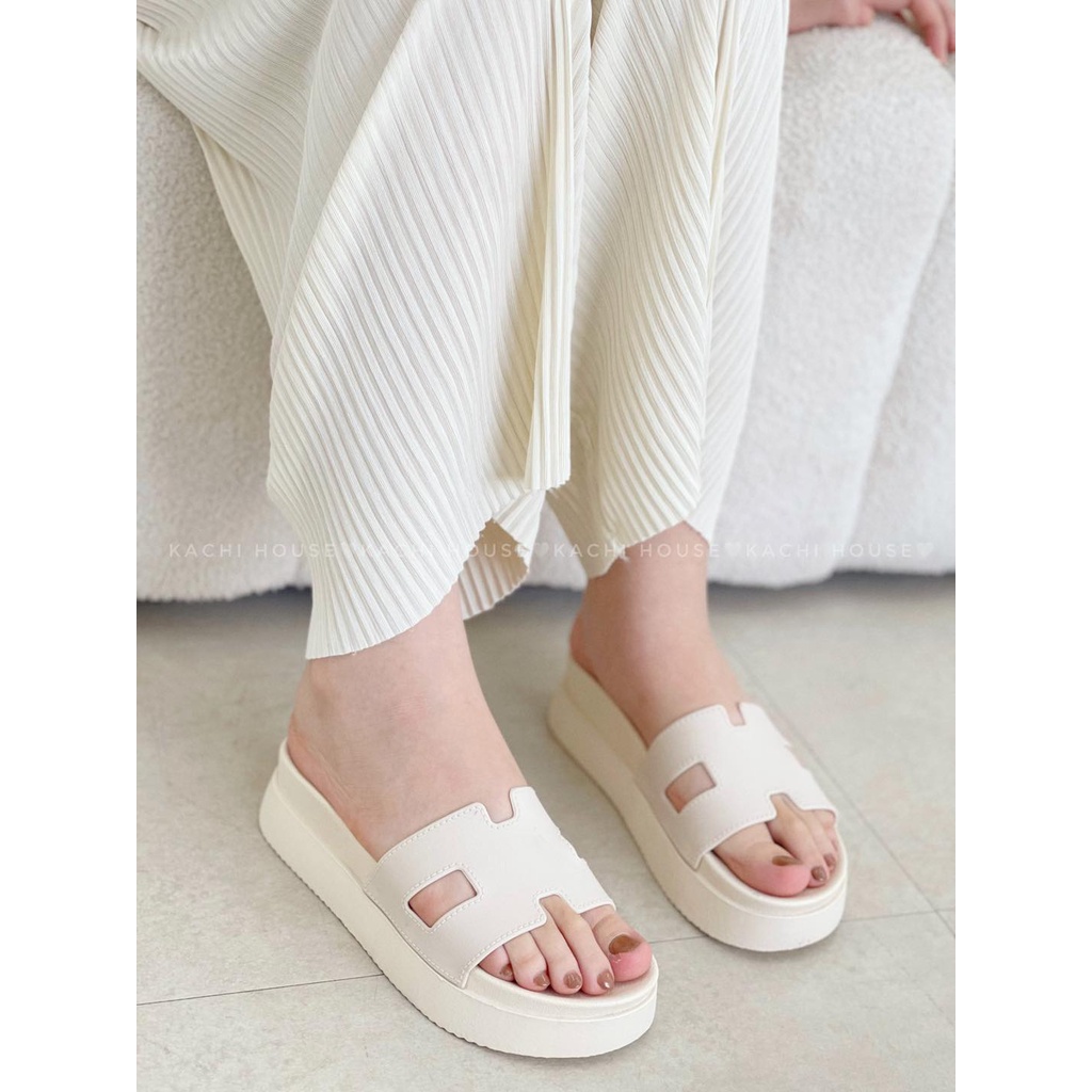 Dép lê chữ H độn đế 1958- Kachi House (FORM NHỎ)