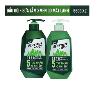  [XMEN] Combo Dầu Gội Detox X-Men Go 630G và Sữa tắm Detox X-Men Go 630G