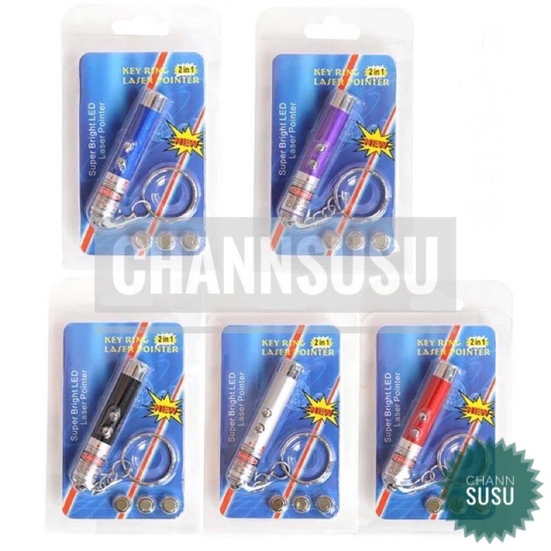 Lazer mèo 2 chế độ chiếu - Đèn đồ chơi cho chó mèo thú cưng