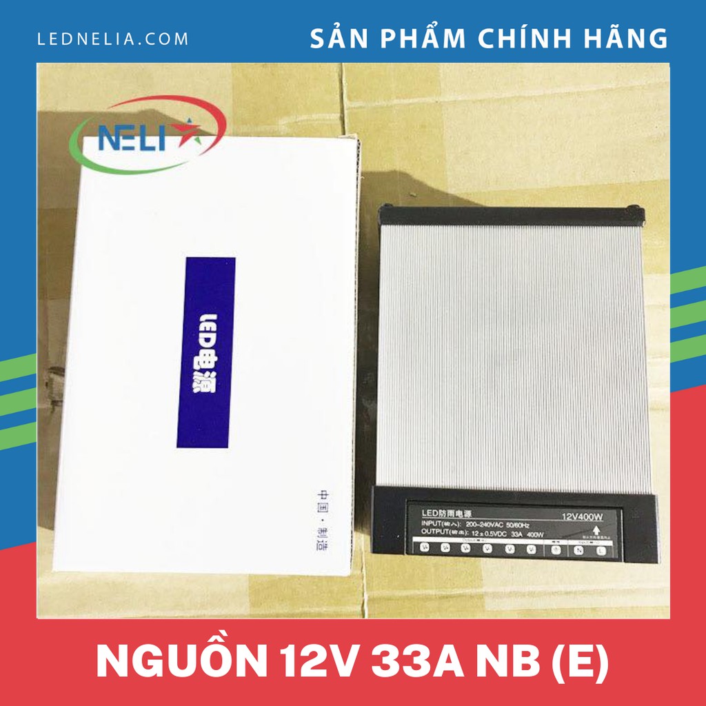 Nguồn 12V33A NB (12V400W) chuyên dùng cho bóng led full color điện áp 12V dùng được ngoài trời.