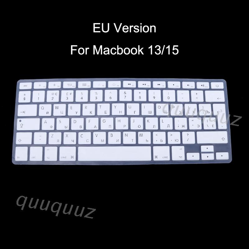 Vỏ bọc bàn phím bằng silicon cho Apple Macbook Air Pro 13 15