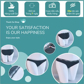 [Hàng xuất khẩu dư] Quần lót nữ cotton thể thao cá tính, cao cấp size XS (Mông: 80cm-84cm), hiệu Puma, SLIPNUXKPUMA