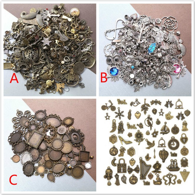 Mặt trang sức kiểu tây tạng 50g 3 màu tùy chọn