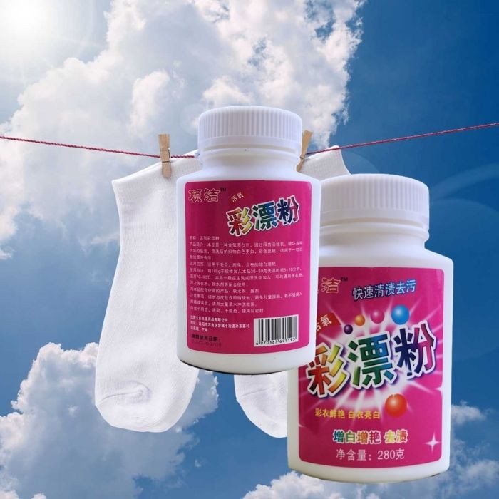 Tẩy trắng quần áo thuốc tẩy mốc quần áo màu bột tẩy trắng quần áo chai 280gr - TQA