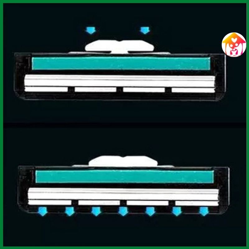 Dao cạo râu 2 lớp bằng tay dùng 1 lần- lưỡi dao thay thế đơn giản nhanh chóng