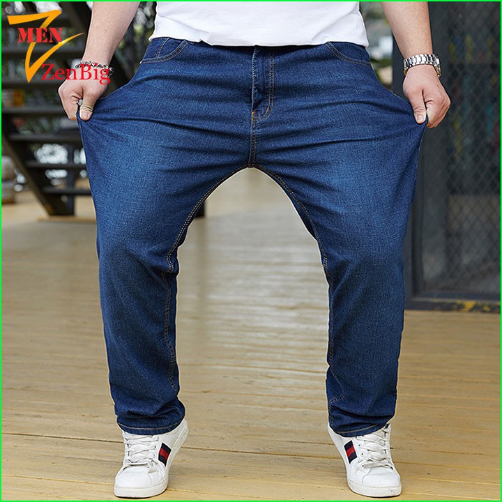 Quần dài nam vải jean kích thước lớn hàng big size dành cho người mập người béo