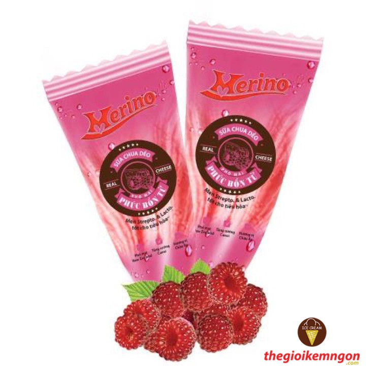 [KEM NGON] Sữa chua dẻo phô mai phúc bồn tử Merino 40g | BigBuy360 - bigbuy360.vn