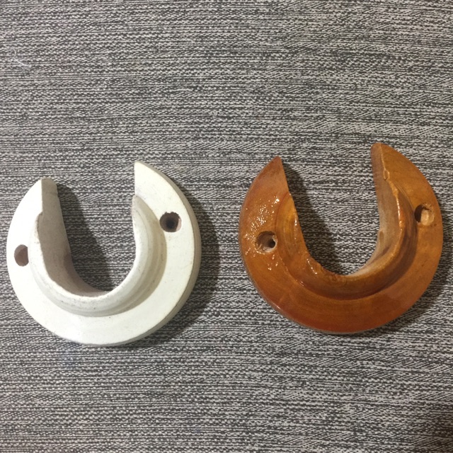 Bát gỗ đỡ thanh rèm