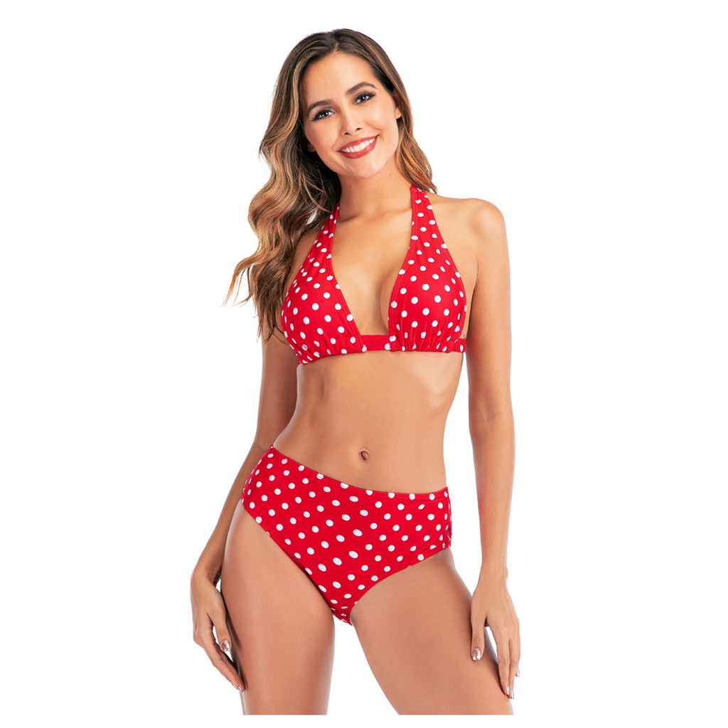 Bikini Hoạ Tiết Chấm Bi Thiết Kế Nâng Ngực Cho Nữ | BigBuy360 - bigbuy360.vn