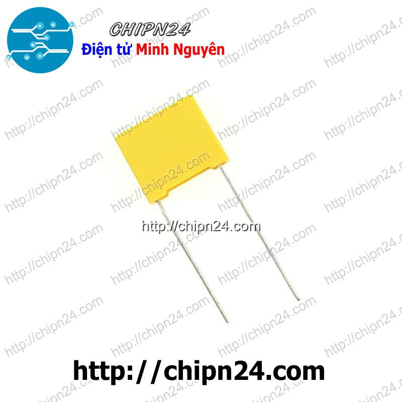 [5 CON] (G51) Tụ hộp 102 275VAC 10mm (0.001uF MEX/TENDA MKP K X2 40/100/21)
