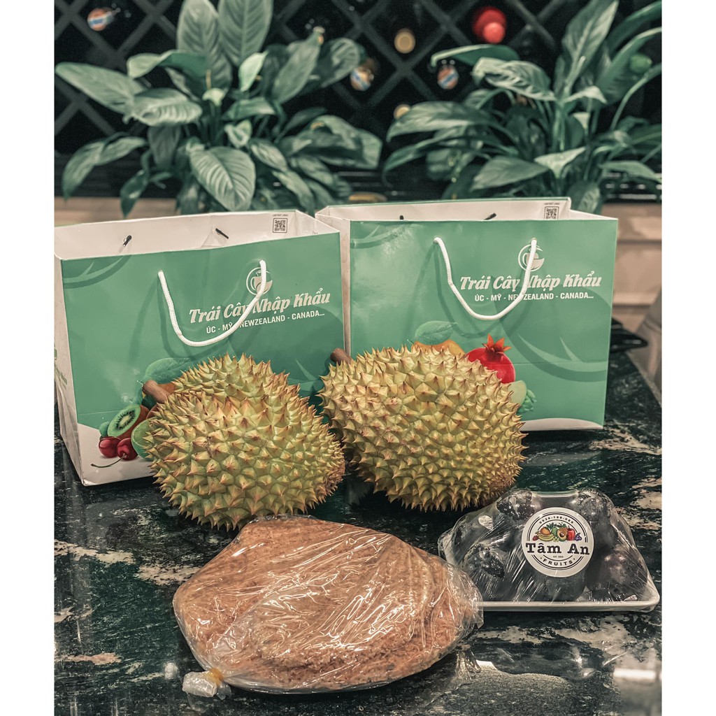 Túi đựng hoa quả combo 10 túi xanh 2-3kg | BigBuy360 - bigbuy360.vn