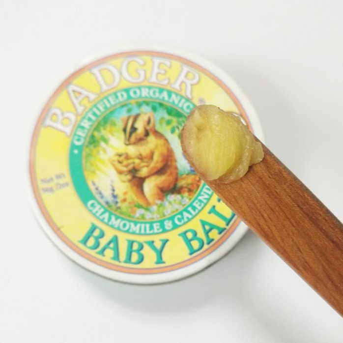 Sáp dầu hữu cơ dưỡng da em bé BADGER Baby organic balm dưỡng ẩm cho da khô, ngừa hăm an toàn cho trẻ sơ sinh – 21g 56g