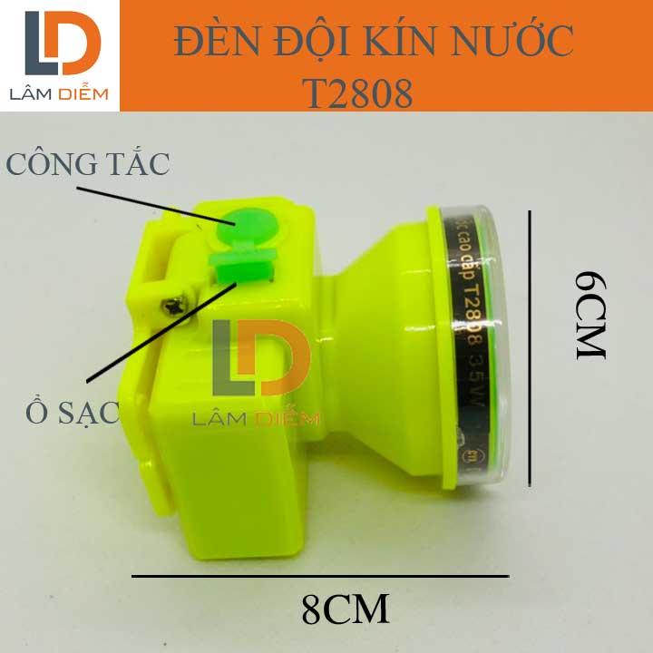 ĐÈN PIN ĐỘI ĐẦU SIÊU SÁNG CHÔNG NƯỚC T2806 - 2808 - 2810