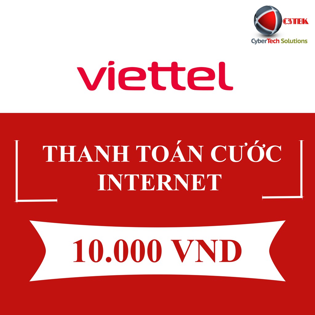 [INTERNET] Thẻ Nạp Viettel 10K - Shop C3TEK