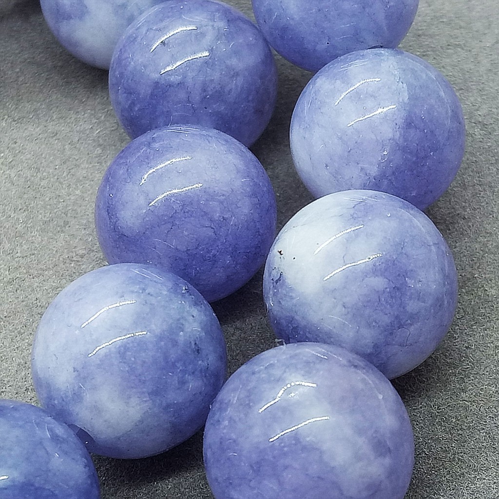 Vòng Tay Chuỗi Hạt Hoa Oải Hương Tím 6-12mm