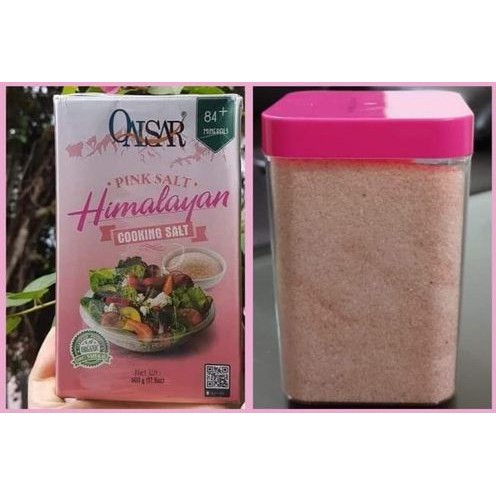 MUỐI HỒNG 1kg Qaisar Hymalaya loại cao cấp
