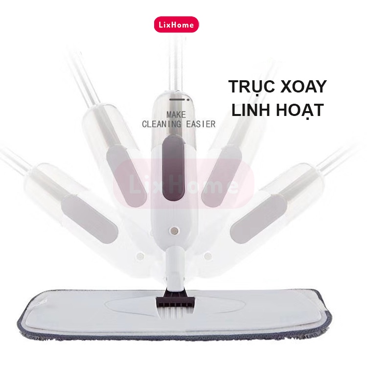 Cây Lau Nhà Đa Năng Thông Minh 2 in 1 Có Bình Xịt Nước Tự động - Chổi Lau Nhà Bình Xịt Phun Sương