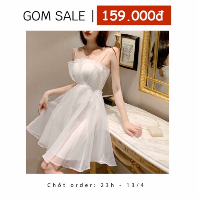 ❌ (Có sẵn) Đầm voan xoè công chúa (kèm ảnh thật) | BigBuy360 - bigbuy360.vn