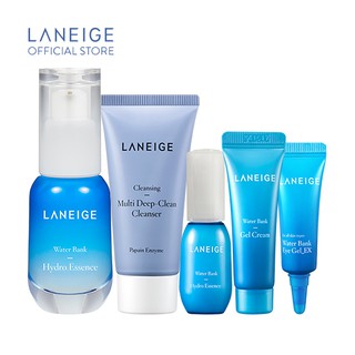 Bộ sản phẩm dưỡng ẩm dành cho da dầu và da hỗn hợp Laneige Water Bank Hydro