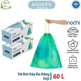 Cuộn túi nilong Soji có dây rút tiện lợi - Chính hàng Inochi