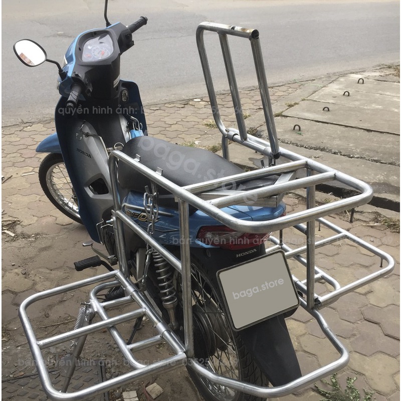 Baga chở hàng thông minh, giá thồ hàng siêu nặng và cồng kềnh cho xe máy