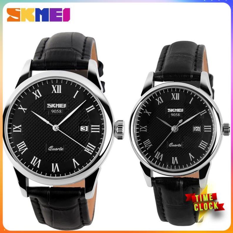 Đồng hồ nữ dây da SKMIE,Doanh nhân Đồng hồ thạch anh Thời trang mới Dây da không thấm nướC,BH 12 tháng