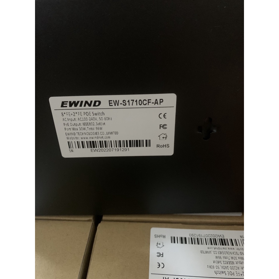 Switch POE EWIN, 2 Uplink