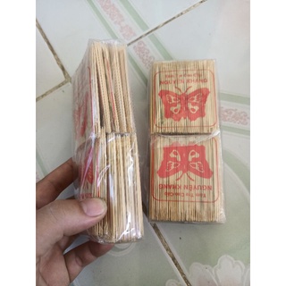 bịch 10 gói tăm xỉa răng hình bướm