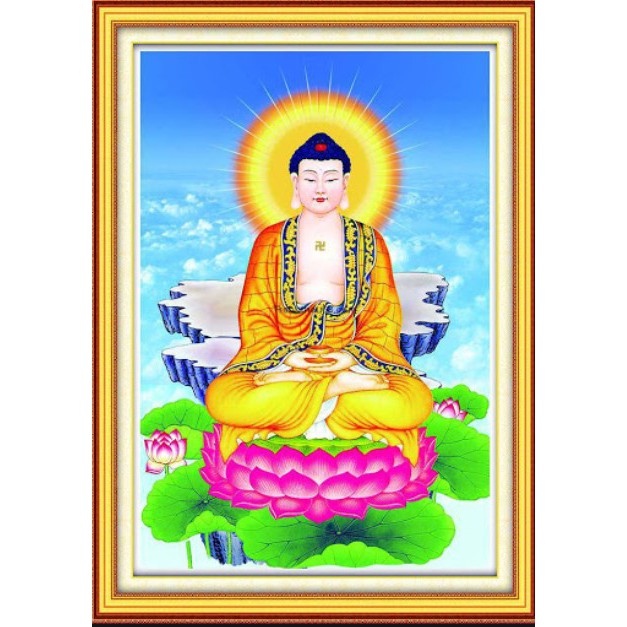 TRANH ĐÍNH ĐÁ PHẬT VS333 (50X70)