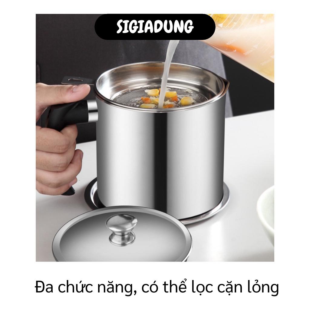 [SGD] Ca Lọc Dầu - Bình Lọc, Trữ Dầu Ăn Có Lưới Lọc Cặn Bằng Thép Không Gỉ 9582