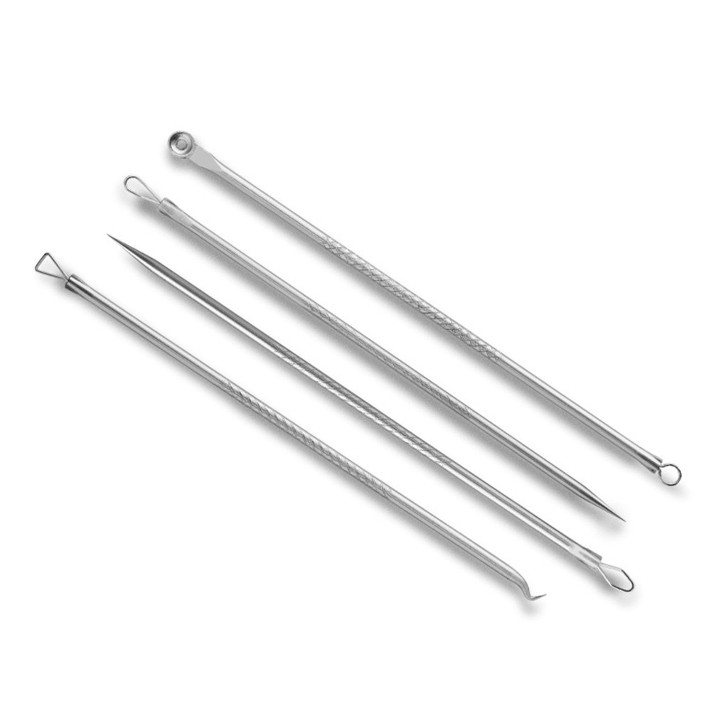 [Hàng mới về] Set 4 dụng cụ loại bỏ mụn đầu đen hiệu quả dành cho nam và nữ