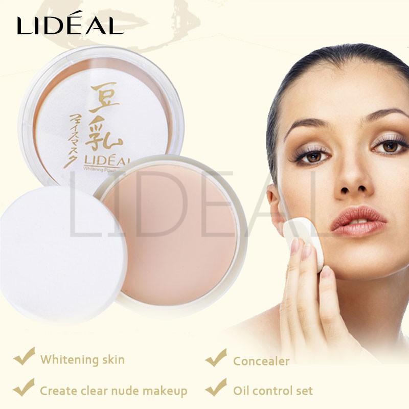 💖💖Phấn nén LIDEAL kháng nước/ mồ hôi làm sáng da và lâu trôi