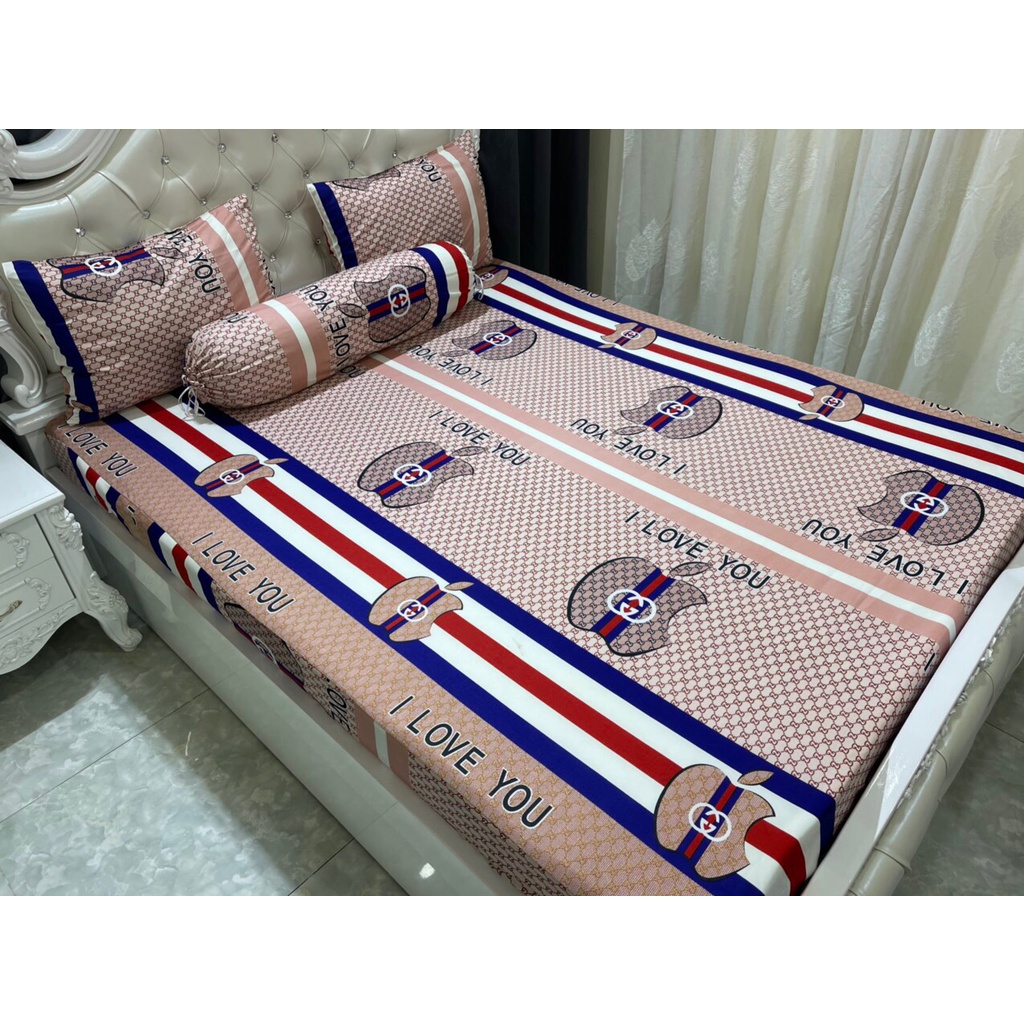 Bộ Drap Thun Hàn Quốc Mát Lạnh 1m8x2m { 4 món }nhiều  màu | BigBuy360 - bigbuy360.vn