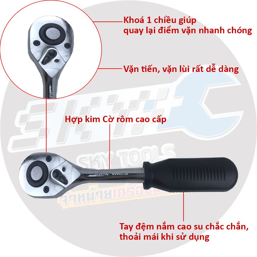 Bộ dụng cụ sửa chữa đa năng 61 chi tiết | Tháo mở ốc vít, bu lông, sữa chữa ô tô xe máy, sửa chữa đồ gia đụng