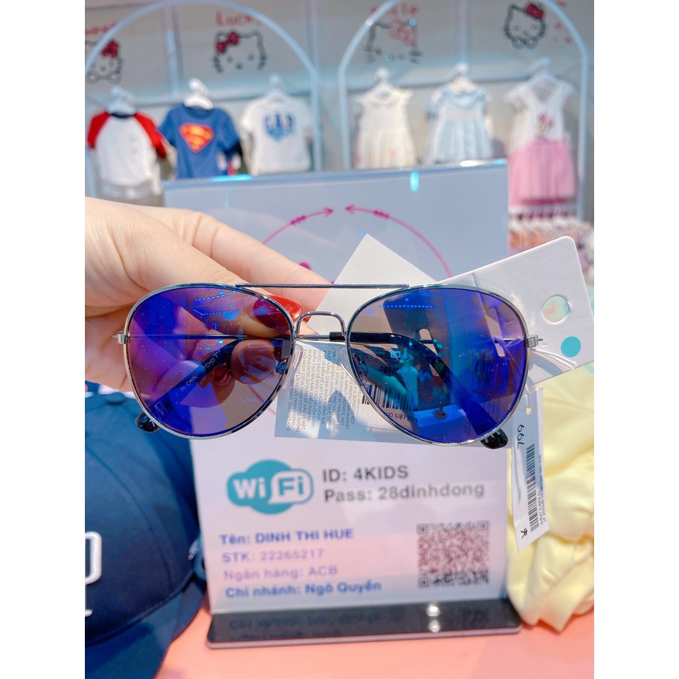 Kính hãng thời trang cho bé trai, bé gái Auth