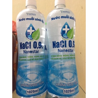Nước muối NANOSTAR NACL 0,9% 1020ml
