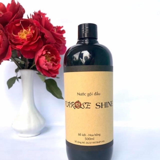 Nước gội đầu hoa hồng Karose Shine