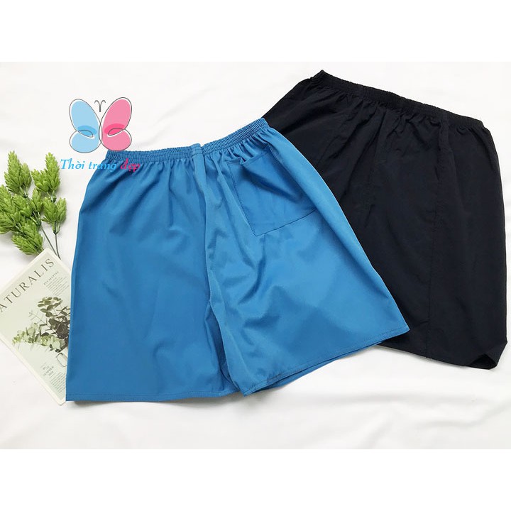 Quần đùi nam freesize từ 60-70kg Quần sọt nam vải kate màu trơn - QN77 | BigBuy360 - bigbuy360.vn