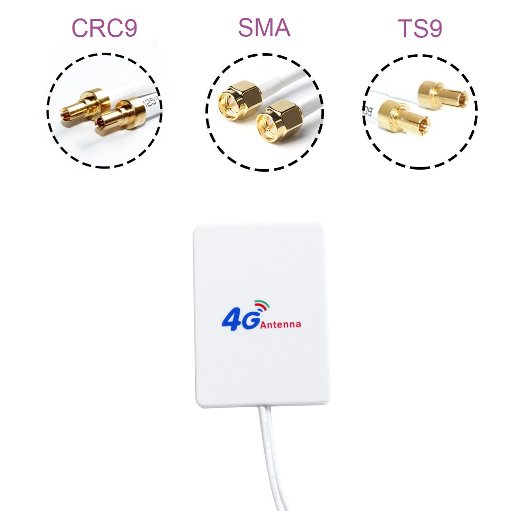 Ăng ten 10 dBi - TS9 SMA CR9 - anten thu sóng 3G 4G LTE kèm dây cáp 2M