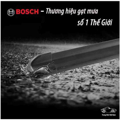 Cần gạt mưa KIA MORNING (22+16) không xương Silicone hãng BOSCH - Bình An Auto