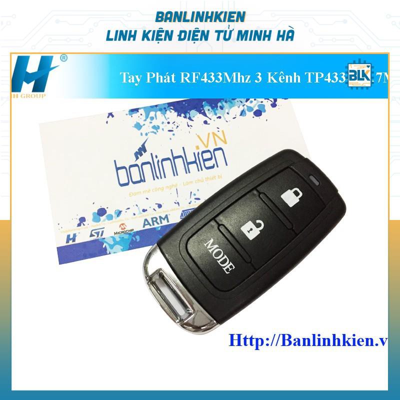 Tay Phát RF433 3 Kênh, 4 Kênh, 8 Kênh