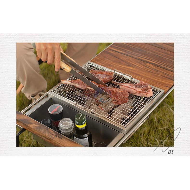 Bộ dụng cụ nướng BBQ 4in1 Glamping Naturehike_NH20SK007