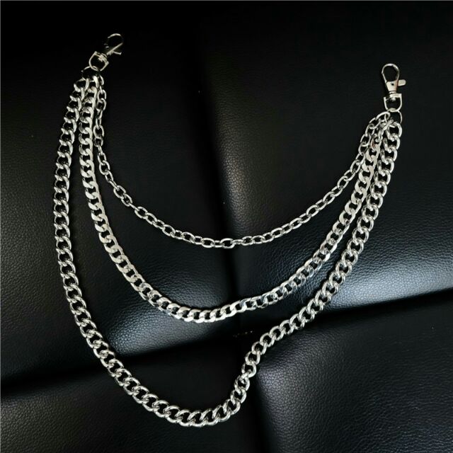 Móc khóa xích quần nam 3 dây chuỗi