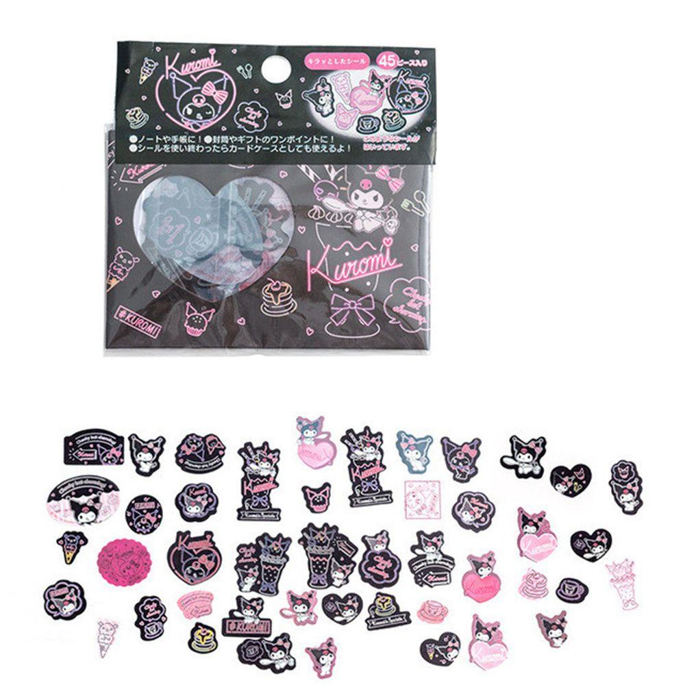 Set 45 Sticker Hoạt Hình Dán Trang Trí Nhật Ký