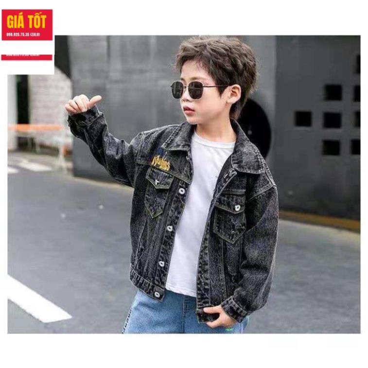 Áo sơ mi bò cho bé trai (3 - 15 tuổi)☑️ Quần áo cho bé trai 6 tuổi ☑️ Thời trang bé trai 9 tuổi size đại 30kg 35kg 40kg