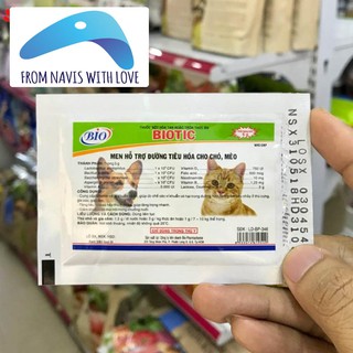 [GIAO HÀNG NHANH] Men Tiêu Hóa Cho Chó Mèo BIOTIC 5g