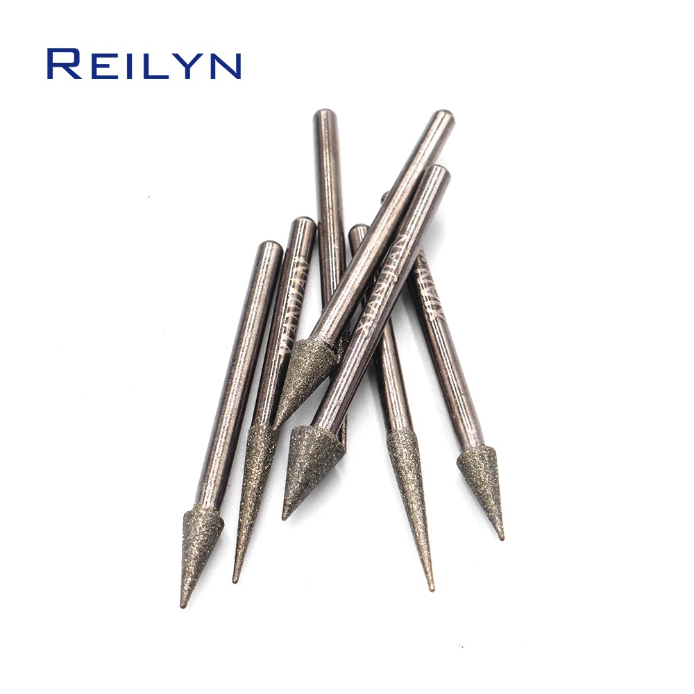 Bộ 10 Mũi Mài Kim Cương 3/4/5/6mm Chất Lượng Cao
