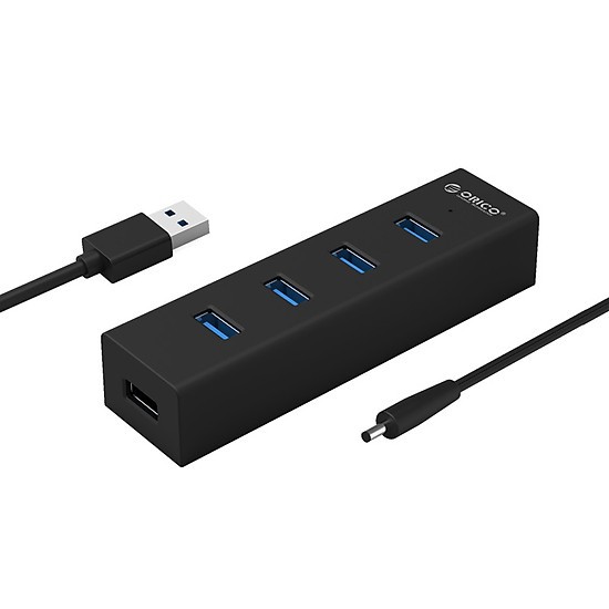 Hub USB 3.0 Orico W5PH4-U3 4 Cổng - Hàng Chính Hãng