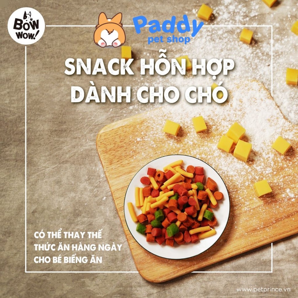 Snack Hỗn Hợp Cho Chó Mèo Bowwow Mixed Snack