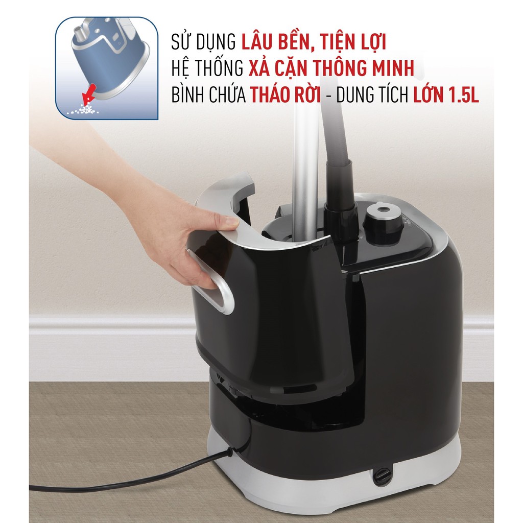 [Mã ELTEFALWL5 giảm 10% đơn 500K] Bàn ủi hơi nước đứng Tefal - IT3440E0